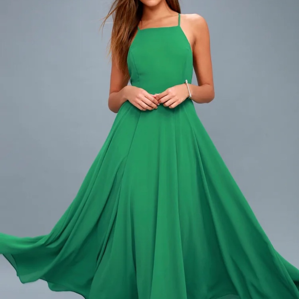 Mythical kind of love green lulus dress
